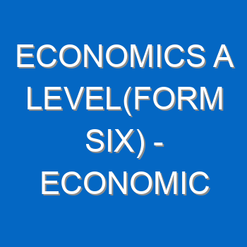 Economics A Levelform Six Economic Integration And Cooperation 382