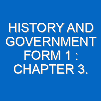 History And Government Form 1 Chapter 3 Development Of Agriculture 443