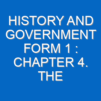 History And Government Form 1 Chapter 4 The Peoples Of Kenya Up To The 19th Century 445