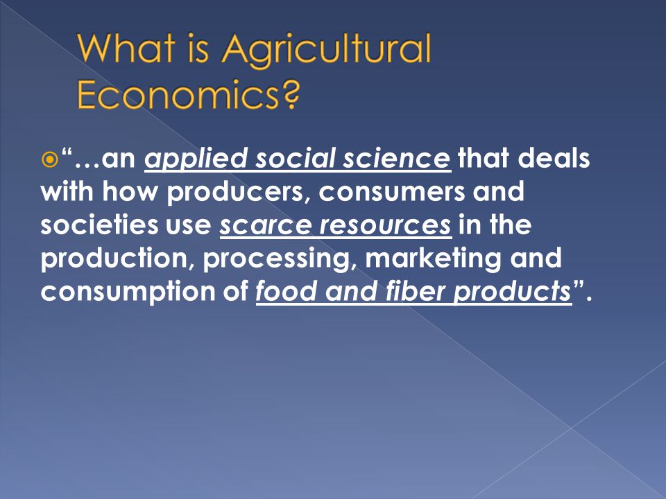 Agricultural Economics Iii Production Economics Questions And Answers