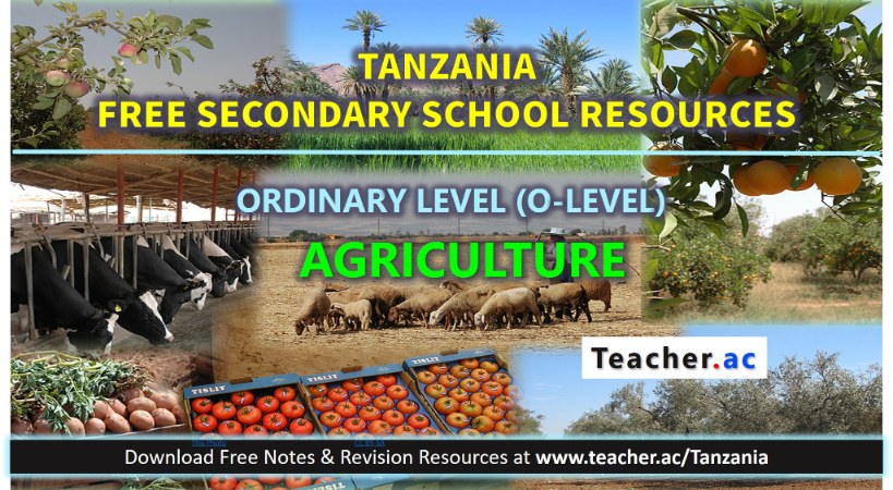 Agriculture O Levelform Two Notes Soils Its Agriculture Utilization