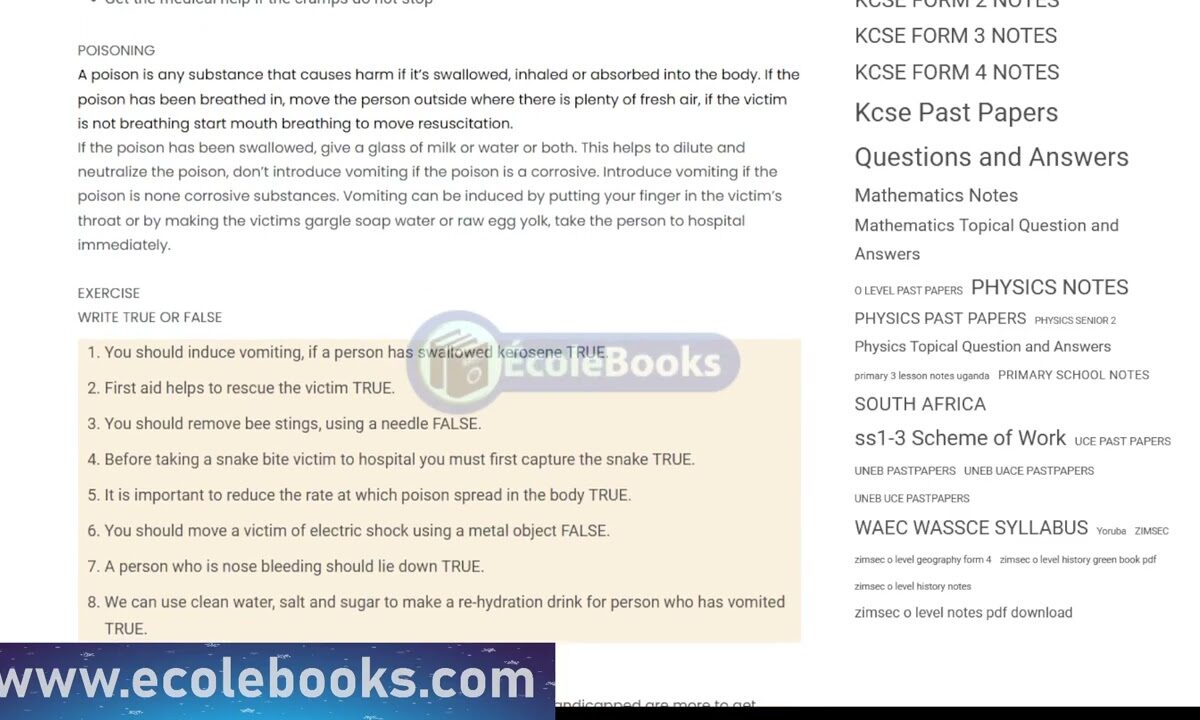 Biology O Levelform One Notes Safety In Our Environment 1200x720