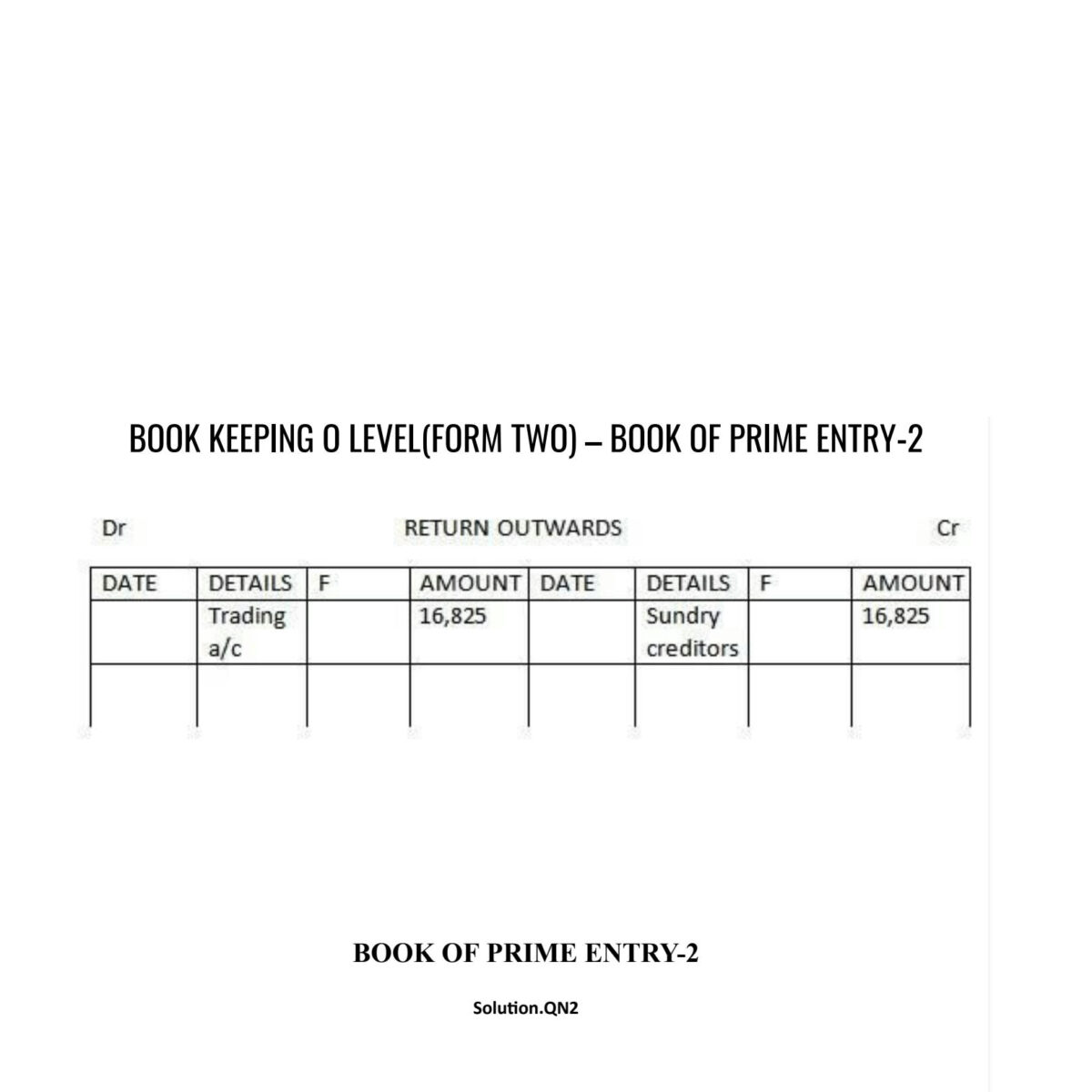 Book Keeping O Levelform Two Notes Book Of Prime Entry 2 1200x1200
