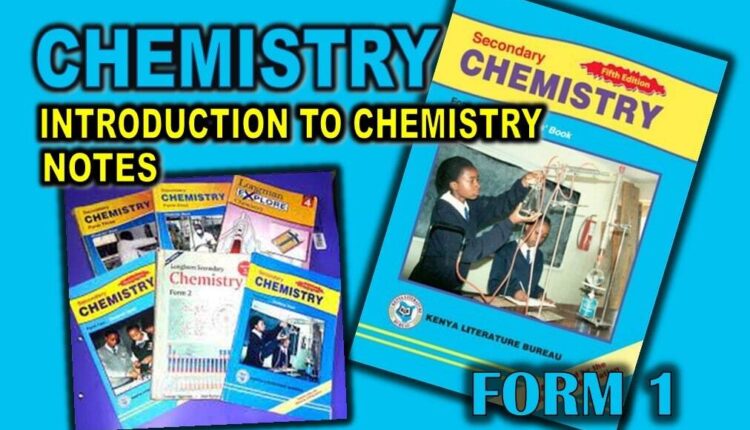 Chemistry Form 1 Notes Classification Of Substances