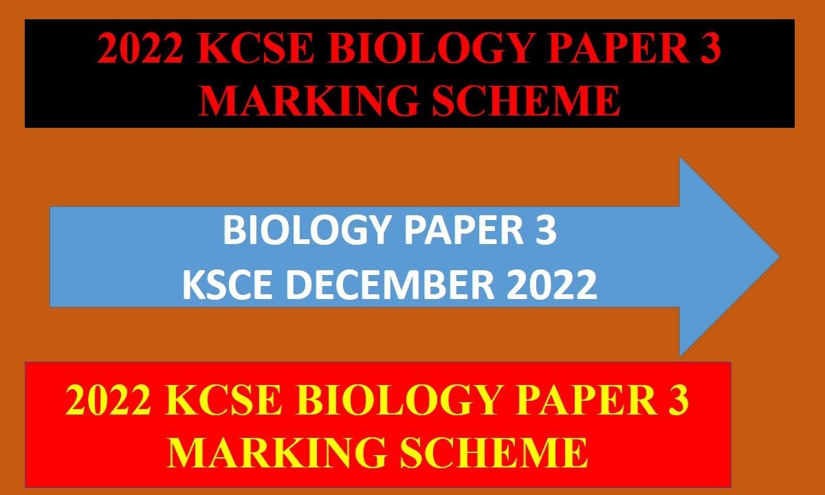 K C S E Past Papers Biology Paper 1 2012 1200x720