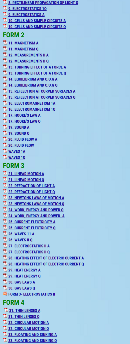 K C S E Year 2010 Physics Paper 1 455x1200