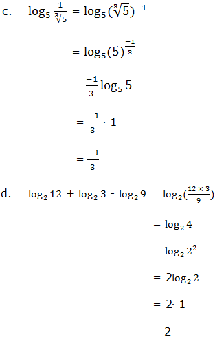 Mathematics O Levelform Two Notes Logarithms