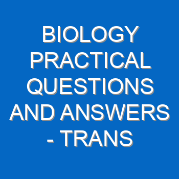 Trans Nzoia West District Physics Practical Questions And Answers