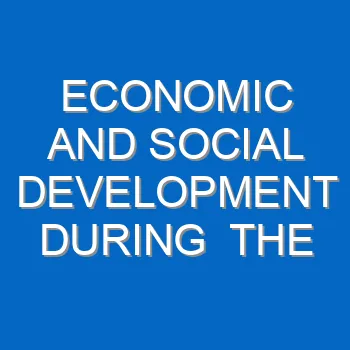 Economic And Social Development During The Colonial Period Questions And Answers 1711