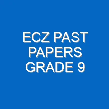 Ecz Past Papers Grade 9 1441