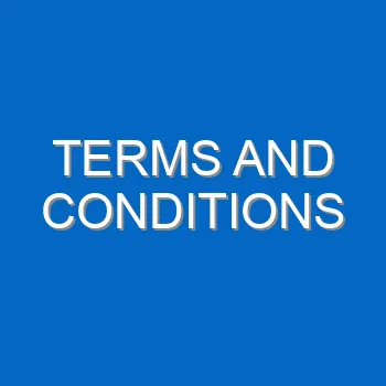 Terms And Conditions 1209