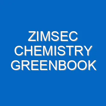 Zimsec Chemistry Greenbook 2139