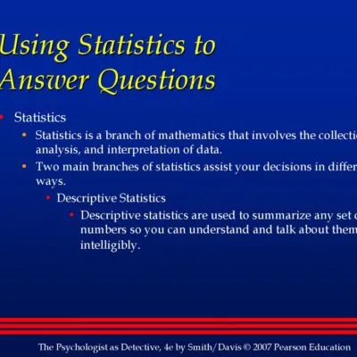 4 Statistical Methods Questions And Answers
