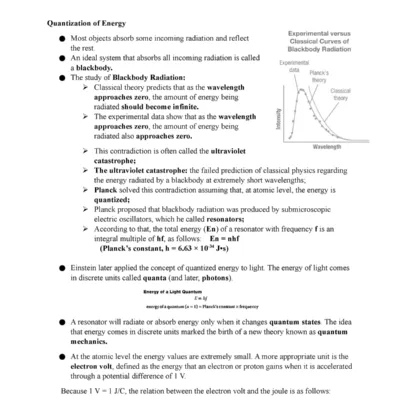 Atomic Physics A Levelform Six Notes Atomic Physics1