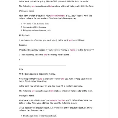 English Language O Levelform One Notes Writing A Variety Of Texts
