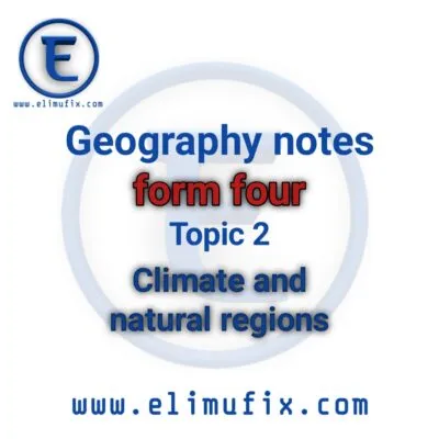 Geography Form 4 Notes Wild Life And Tourism