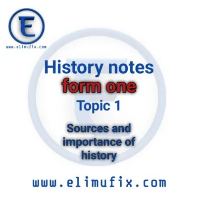History O Levelform One Notes Sources And Importance Of History