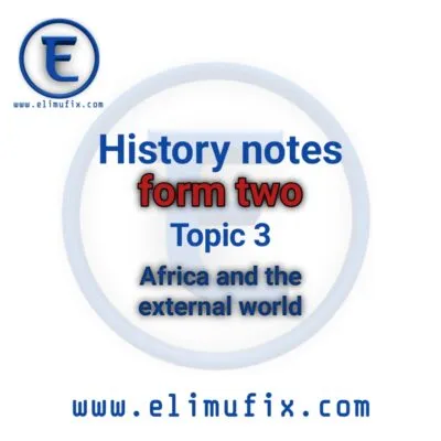 History O Levelform Two Notes Africa And External World