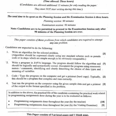 Isc Computer Science Practical Paper 2021 Question 2 Solved
