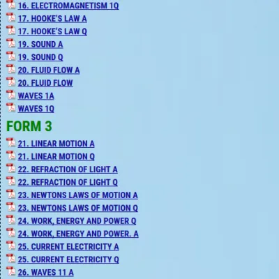 Kcse Physics Paper 1 2013