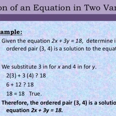 Linear Equations Questions And Answers