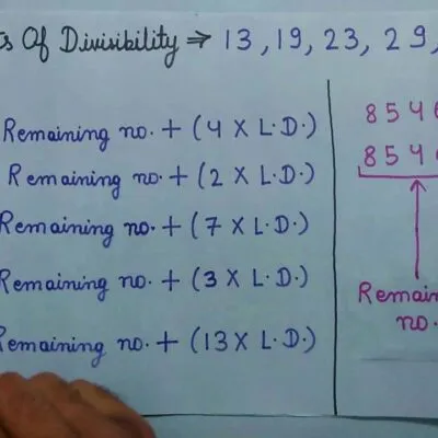Mathematics Form 1 4 Chapter Three Divisibility Test