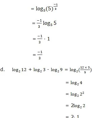 Mathematics O Levelform Two Notes Logarithms