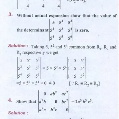 Matrices Questions And Answers