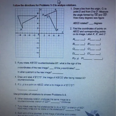 Rotation Questions And Answers