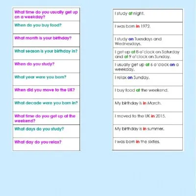 Time Questions And Answers