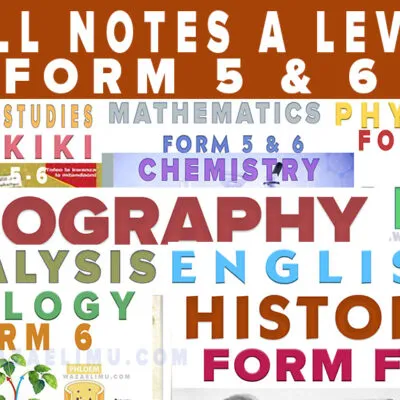Form 5 6 Notes A Level